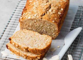 Plumcake integrale avena e cocco