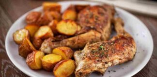 Pollo al forno con patate ricettasprint.it