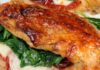 Pollo ripieno di spinaci mozzarella pomodori - Ricettasprint.it