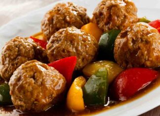 Polpette con i peperoni