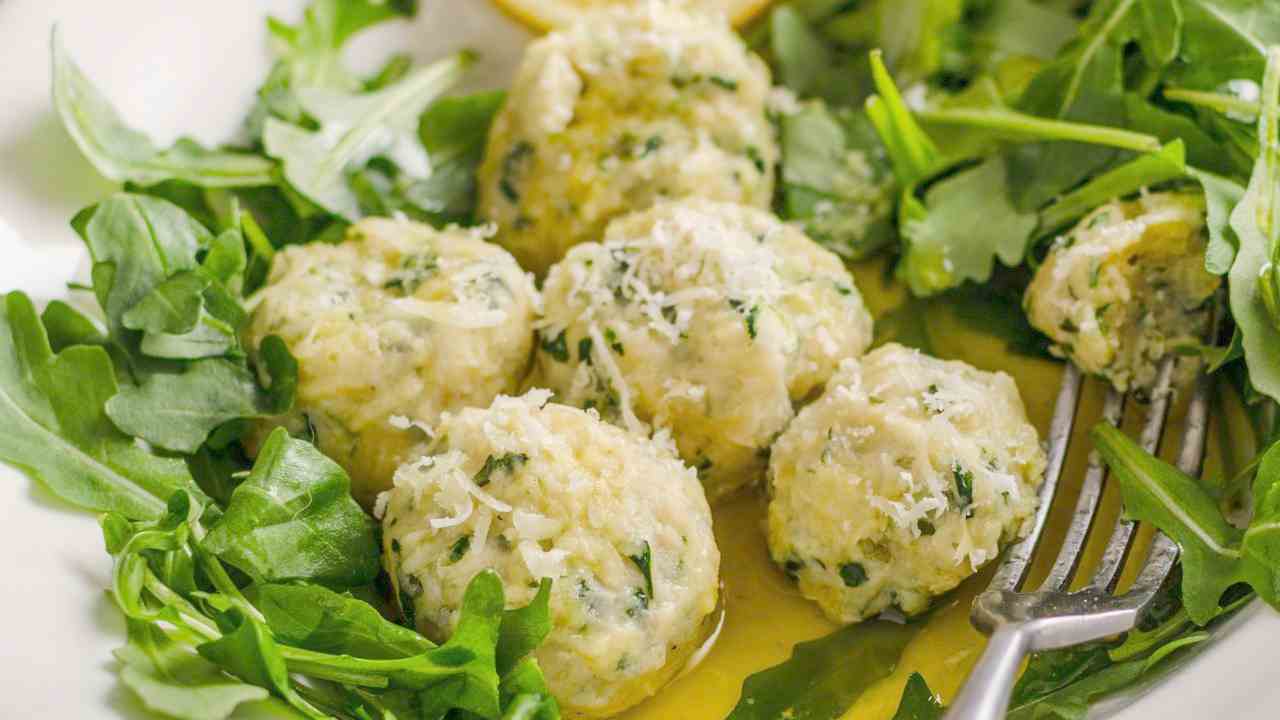 Polpette di ricotta e rucola