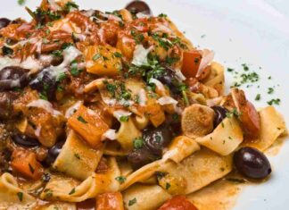 Puttanesca con i peperoni