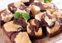 Quando sono in vacanza mi piace una colazione diversa, vado di quadrotti marmorizzati vegani, leggeri e gustosi Quadrotti marmorizzati vegani - Ricettasprint.it