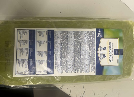La salsa di avocado ritirata