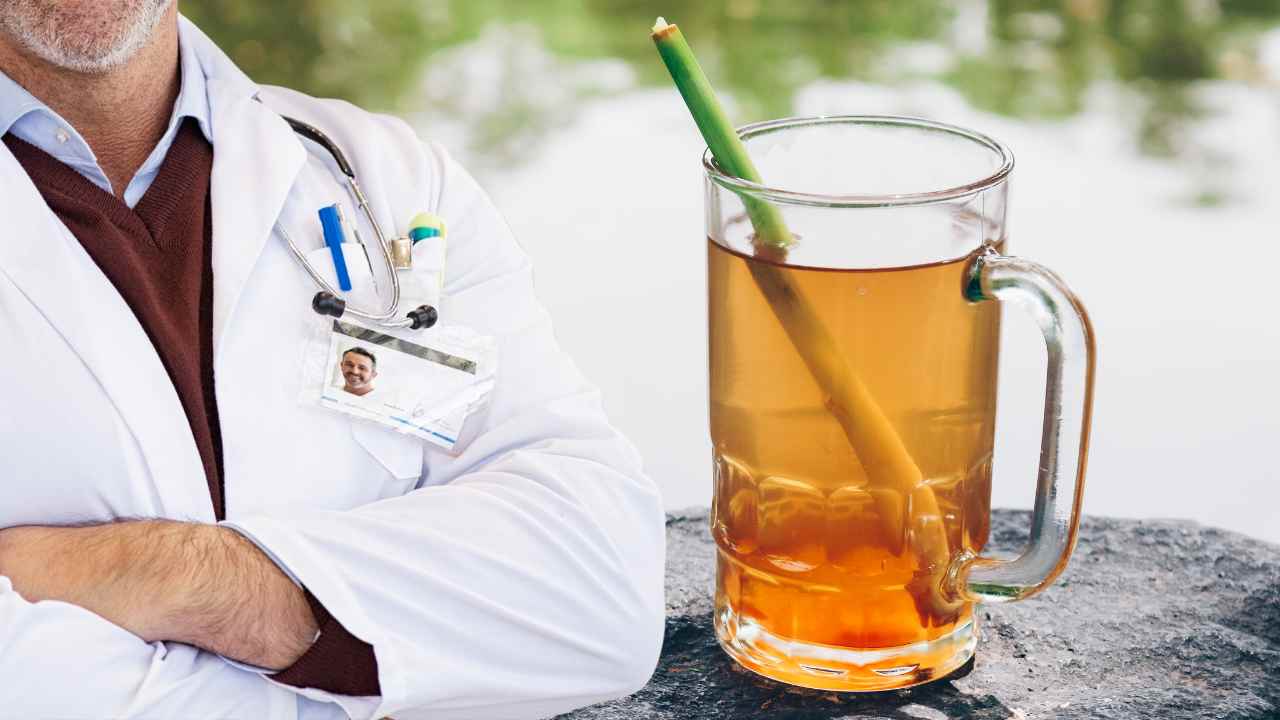 Un medico ed un'acqua aromatica