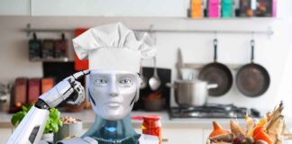 Un robot in cucina rappresentativo di ChatGPT