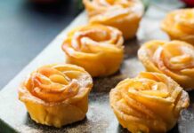 Rose dolci per dessert