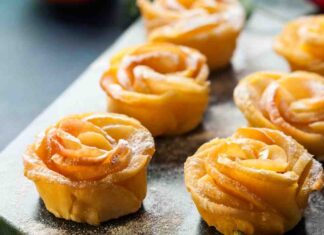 Rose dolci per dessert