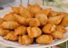 Rustici di sfoglia fritti con cacio e pepe
