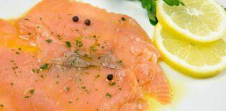 Salmone marinato al limone