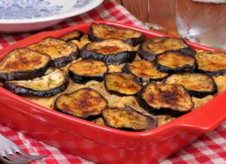 Sformato di melanzane filante