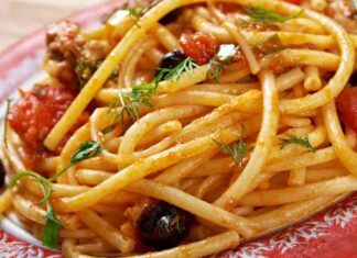 Spaghetti alla puttanesca con il tonno 16082025 ricettasprint.it