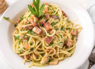 Spaghetti tonno e limone gourmet