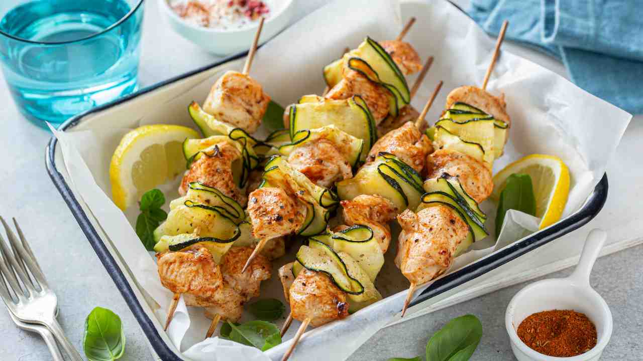 Spiedini di zucchine leggerissimi - RicettaSprint