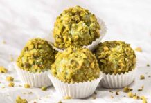 Tartufini Raffaello al pistacchio