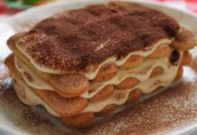 Il tiramisù perfetto con 500 g di mascarpone e un ingrediente speciale: il caramello salato WOW che svolta Tiramisù al caramello salato