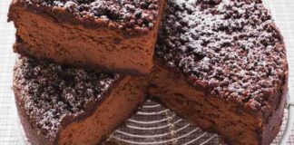 Torta fresca al cioccolato