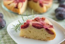 Torta rovesciata alle prugne