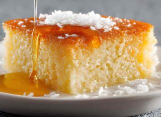 Torta umida cocco e miele 21082025 ricettasprint.it