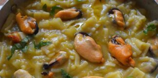 pasta, patate e provola