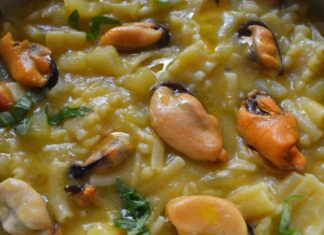 pasta, patate e provola