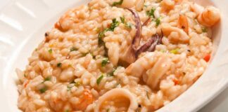 risotto cremoso gamberi e calamari ricettasprint
