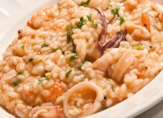 risotto cremoso gamberi e calamari ricettasprint