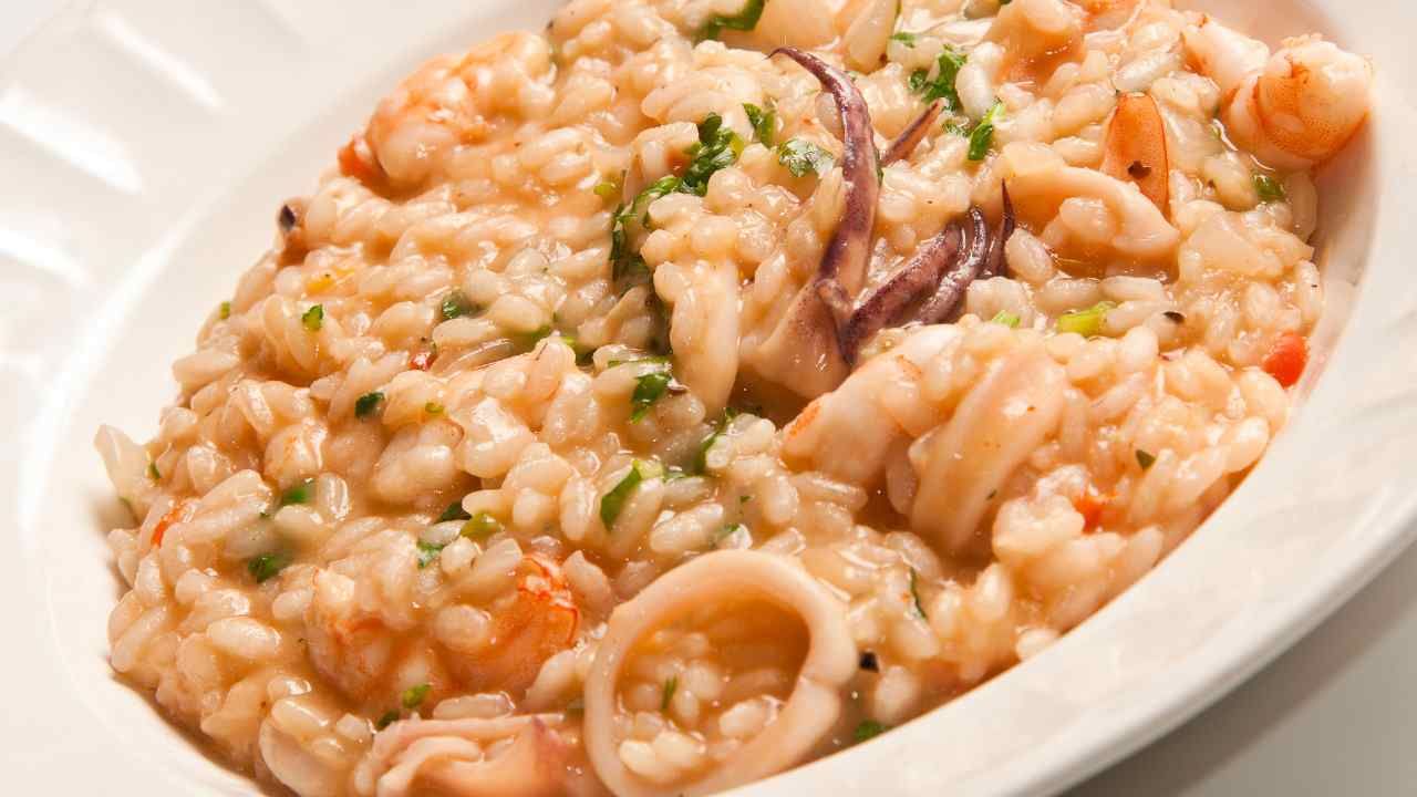risotto cremoso gamberi e calamari ricettasprint
