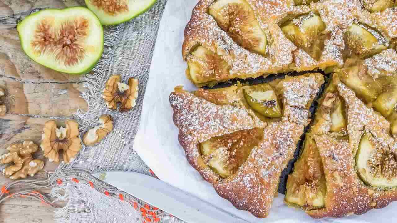 torta fichi e noci ricettasprint