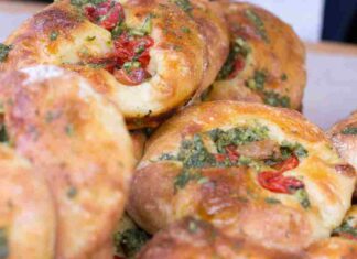 Bombette filanti con le verdure
