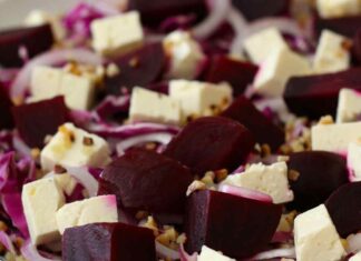 Cavolo viola e feta. ricettasprint.it
