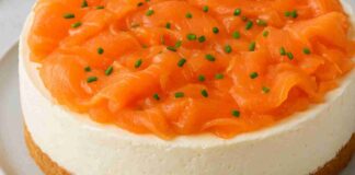Cheesecake salata al salmone ricettasprint.it