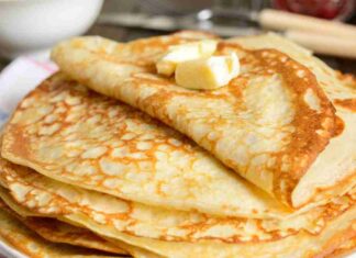 Crêpes per gli intolleranti al lattosio