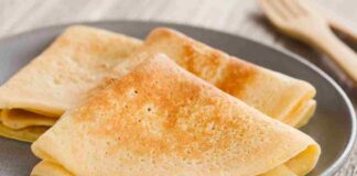 Crespelle bianche, verdi e rosa