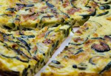 Frittata di zucchine e feta ricettasprint.it