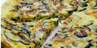 Frittata di zucchine e feta ricettasprint.it