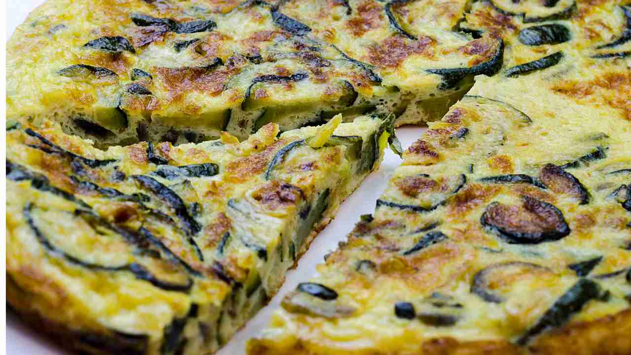 Frittata di zucchine e feta ricettasprint.it