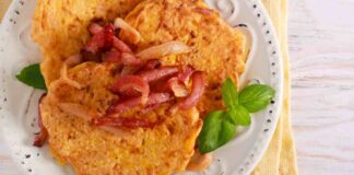 Frittelle di zucca con speck - Ricettasprint.it