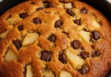 Torta pere e cioccolato in friggitrice ad aria, non sporco nulla e in 25 minuti sforno un dolce top Torta pere e cioccolato ricettasprint.it