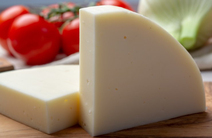 Delle fette di provolone