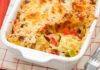 Lasagne con pane carasau e verdure. ricettasprint.it