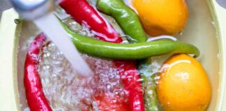 Lavare frutta e verdura - RicettaSprint