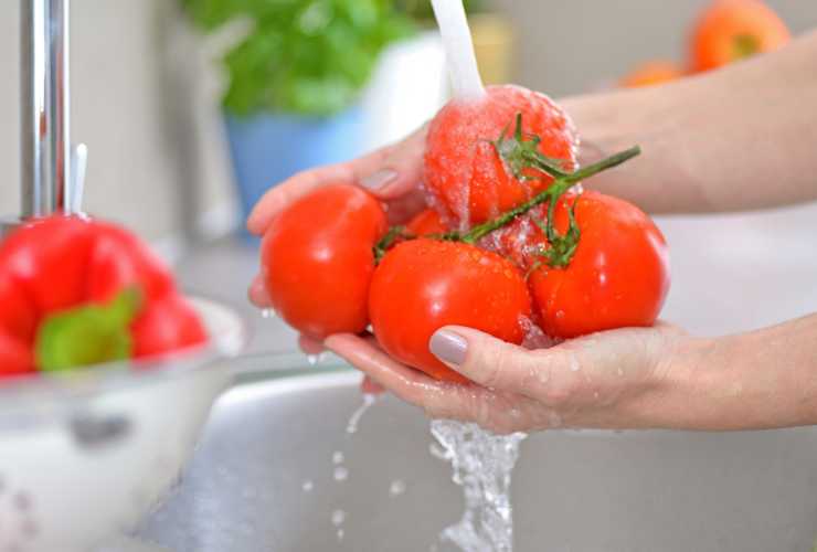 Lavare frutta e verdura - RicettaSprint