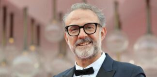 Lo chef Massimo Bottura al Festival del Cinema di Venezia