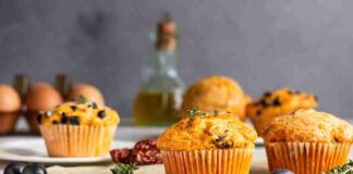 Muffin con affettati e formaggi