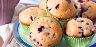 Muffin con mirtilli - Ricettasprint.it
