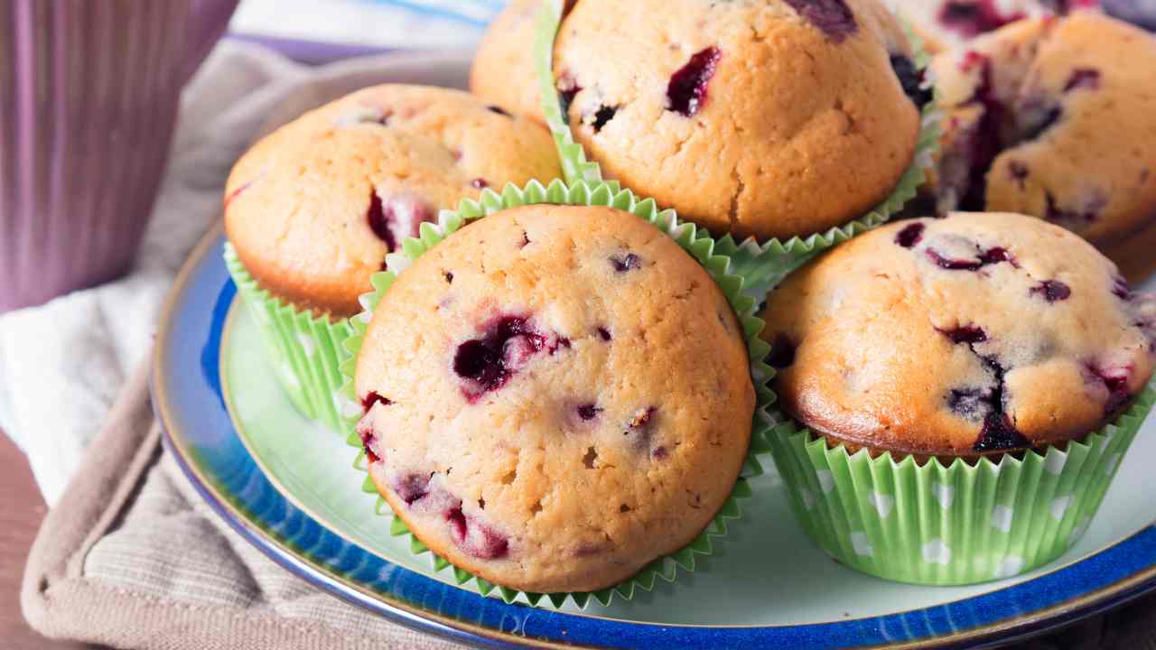 Muffin con mirtilli - Ricettasprint.it