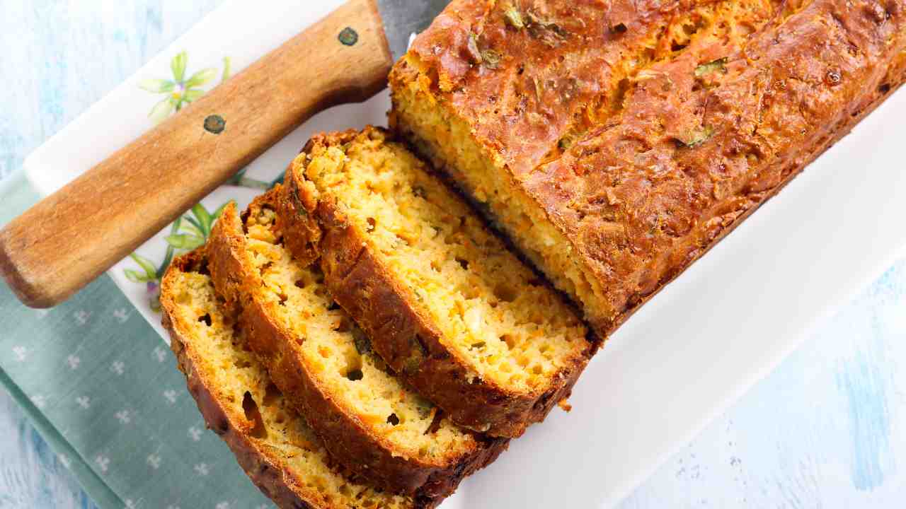 Plumcake salato con le verdure
