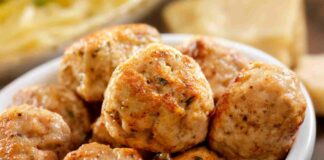 Polpette con salsa al liquore