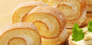 Da quando preparo il rotolo alla crema per merenda come questo | lo possono mangiare tutti, intolleranti compresi Rotolo con la crema pasticcera